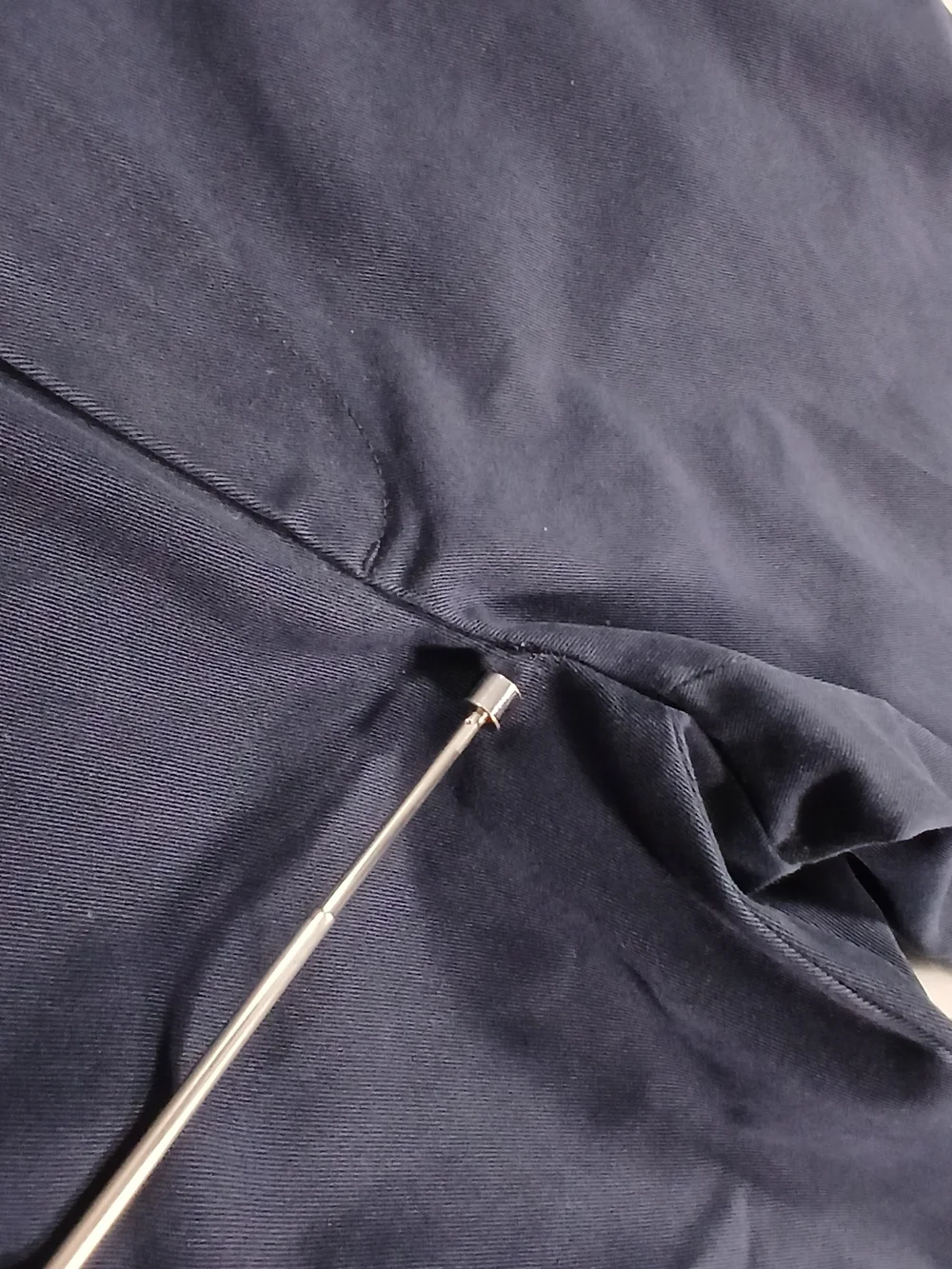Brooks Brothers Advantage Chino Clark Pants 34x32 Men's Navy Blue